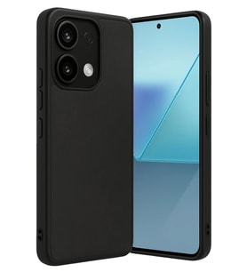 Newface Xiaomi Redmi Note 13 Pro 4G Kılıf Aras Deri Kapak - Siyah