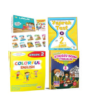 Laklak Hikaye Serisi 10 Kitap +Atasözü-Deyimler+ Colorful English 2 Ve Tüm Dersler Yaprak Test
