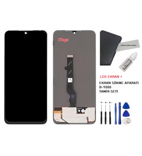Tcl 30 PLUS Uyumlu Lcd Ekran Dokunmatik Servis Lcd + B-7000 + TAMİR SETİ