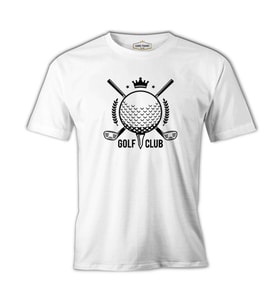 Golf Kulübü - Golf Club Beyaz Erkek Tshirt