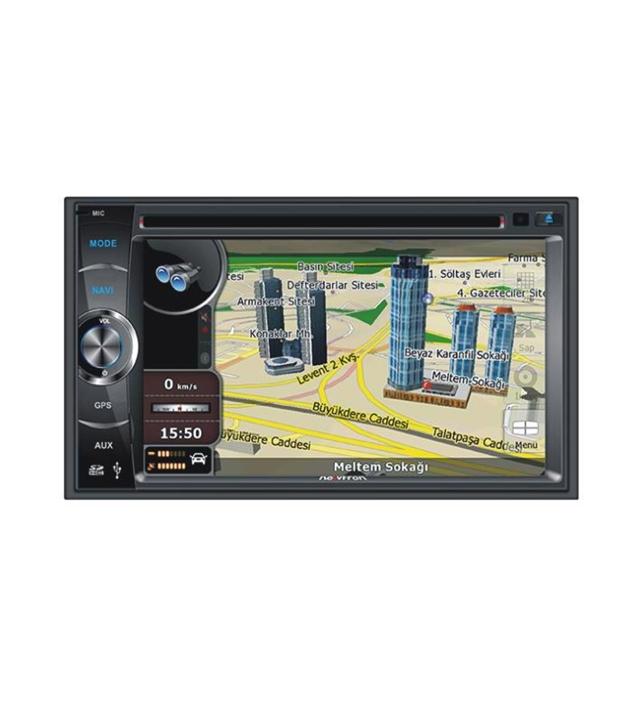 NEWFRON NF-N621 6,2 INC DVD USB/SD/GPS /BT DOUBLE OTO TEYP