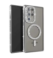 S23 Joke Simli Magneticsafe - Gümüş