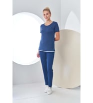 Pjs 24200 Kadın Puantiyeli Yarım Kollu Pijama Takım