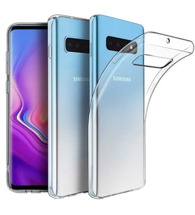 Samsung Galaxy S10 Plus Uyumlu Kılıf Zore Süper Silikon Kapak (Renksiz)
