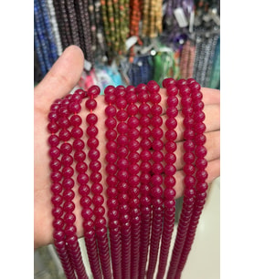 Yakut Taşı 8mm Doğal Taş Dizi