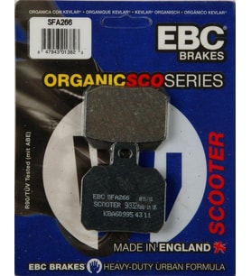 Ebc Sfa266 2000-2007 Piaggio X9 500 Uyumlu Arka Fren Balatası Organik Balata
