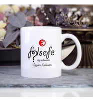 Kişiye Özel Felsefe Öğretmeni Kupa Bardak HB104A (Beyaz - Beyaz)