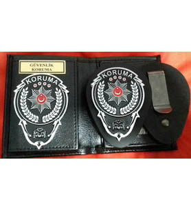 ROZET METAL YAKIN KORUMA-ROZETLİ CÜZDANI+KEMER ROZETI SATINAL-SADECE,YAKIN KORUMA KIMLIK KARTLI PERSONELE SATILIR.-SIVILE SATILMAZ