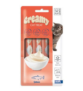 M-PETS CREAMY SOMON BALIKLI KEDİ ÖDÜLÜ 4X15 GR