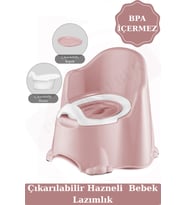 Çocuklar Için Tuvalet Alıştırma Lazımlığı Koltuk Tipi Çocuk Lazımlık Koltuk Tip Pembe