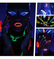 GlowPaint 6’lı Neon Boya – UV Işıkta Parlayan Makyaj Seti