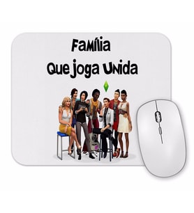 Familia Que Joga Unida Mouse Pad.jpg