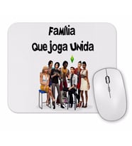 Familia Que Joga Unida Mouse Pad.jpg