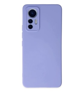 Newface Xiaomi Mi 12 Lite Kılıf Nano içi Kadife Silikon - Lila