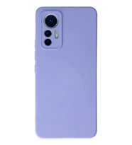 Newface Xiaomi Mi 12 Lite Kılıf Nano içi Kadife Silikon - Lila