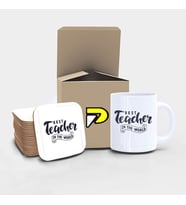 Best Teacher Öğretmenler Günü Tasarımlı Baskılı Kupa Bardak Seti 2