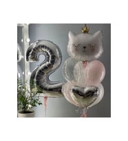 Çıtıpıtıstore 2 Yaş Kedili Balon Seti