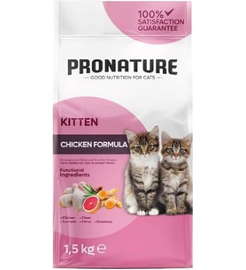 Pronature Daily Growth Tavuklu ve Pirinçli Yavru Kedi Maması 1,5 Kg