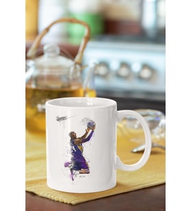 Kobe Bryant Baskılı Porselen Kupa Bardak