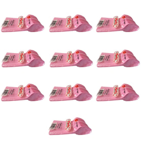 Plastik Lüx Pembe Renk Kaşık - Parti Davet Piknik Çorba Yemek Kaşığı - 18 Cm. - 25'li 10 Paket