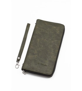 Filayer Unisex Telefon Bölmeli Vegan Deri Cüzdan