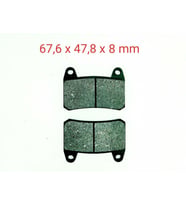 Ön Fren Disk Balatası Fa658 Benelli Bn251 Tnt25 Tnt250 Tnt249-S Trk251