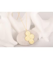 Minimalist Tasarım 4 Element Kolye 925K Gümüş (Gold)