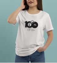 BK Gift 29 Ekim Tasarımlı Kadın Beyaz T-shirt-11, Arkadaşa Hediye, 29 Ekim Hediyesi Hediyesi, Trend Tişört, 100.Yıl Hediyesi