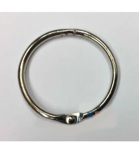 Kilitli Yuvarlak Halka, 2,5cm - 100 Adet
