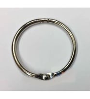 Kilitli Yuvarlak Halka, 2,5cm - 100 Adet