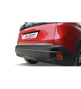 Peugeot 3008 Krom Bagaj Alt Çıta Formlu 2016 ve Üzeri P.Çelik