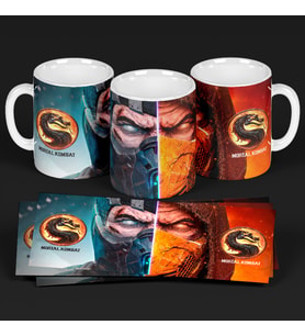 Mortal Kombat - Kupa Bardak Özel Tasarım Hediye Kupa Porselen Kupa Bardak