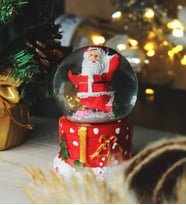 Yılbaşı Mini Noel Baba Kar Küresi