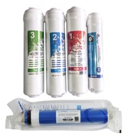 Su Arıtma Cihazları Için Eco Inline 12 Inch Filtre Seti 5'li