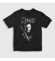Presmono Unisex Çocuk Siyah Negan Smith The Walking Dead T-Shirt 390402tt