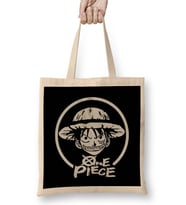 One Piece Luffy 08 Bez Çanta Uzun Saplı
