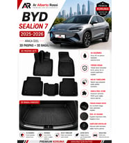 BYD SEALİON 7 2025-2026 Araca Özel 3D Paspas + 3D Bagaj Havuzu