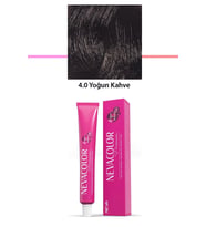 Premium 4.0 Yoğun Kahve - Kalıcı Krem Saç Boyası 50 g Tüp
