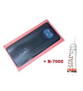 Tkgz Xiaomi POCO X3 / Poco X3 NFC Arka Kapak (CAM+B-7000) SİYAH
