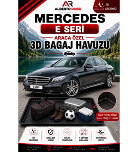Mercedes E Serisi W213 Rampali 2016 - 2026 Araca Özel 3D Bagaj Havuzu