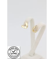 STİL İNCİSİ/XUPING JEWELRY ÜÇGEN ZİRKON TAŞLI KÜPE (Altın Rengi)