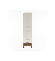 Hyperion Dolap 3 Raflı 3 Çekmeceli 4 Kapaklı 60x44x243 Çam-Aytaşı