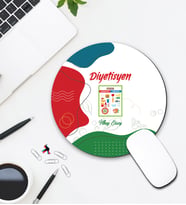 Kişiye Özel Diyetisyen Tasarımlı Mouse Pad 041