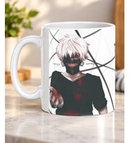 Tokyo Ghoul Kupa Bardak Anime Temalı Anime Severlere Hediye 330 ml Porselen