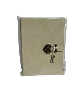 VICTORIA'S JOURNALS 1241-1902 HUSH HUSH KİLİTLİ 13x18cm 80gr.160YP.ÇİZGİLİ DEFTER - KREM