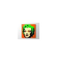 DBSanatevi Andy Warhol - Marilyn In Orange Tablo 35 X 35 Cm