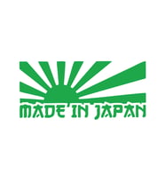 Made in Japan Barkod Sticker17x17 Cm Yeşil