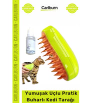Özel Üretim Masaj Yapan Şarjlı Tüy Toplayıcı Kıl Temizleyici Yumuşak Uçlu Pratik Buharlı Kedi Tarağı