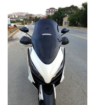 MOTOCAM Zontes ZT 250 T-E Ön Cam 2023-2026 Model 73cm Siyah Renkli 4mm