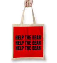 HELP THE BEAR Bez Çanta Uzun Saplı